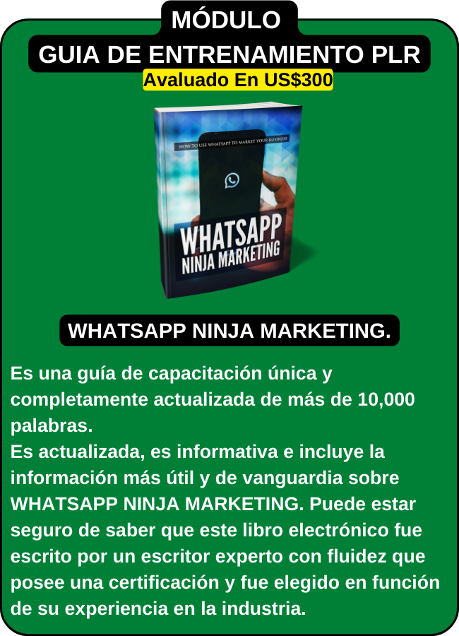 Marketing Ninja de WhatsApp